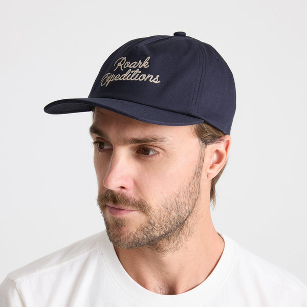Roark Venture Snapback Hat In Navy