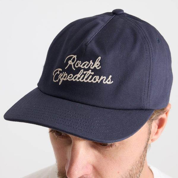 Roark Venture Snapback Hat In Navy