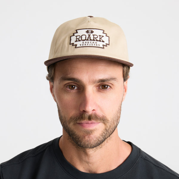 Roark Venture Strapback Hat In Fossil