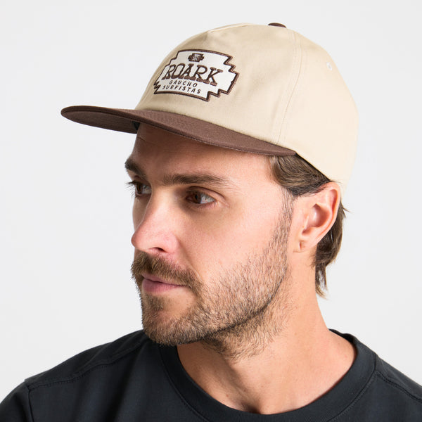 Roark Venture Strapback Hat In Fossil
