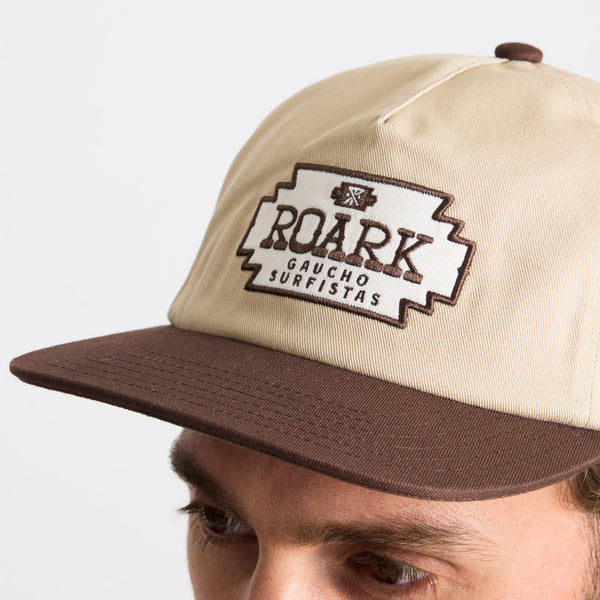 Roark Venture Strapback Hat In Fossil