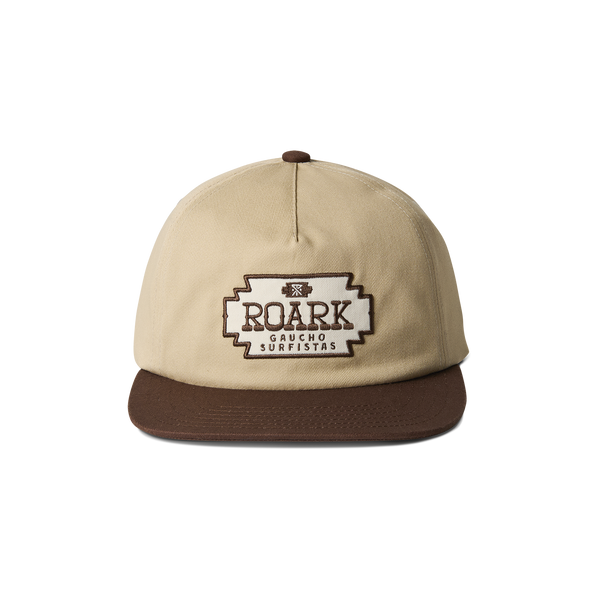 roark Venture Strapback Hat in Fossil