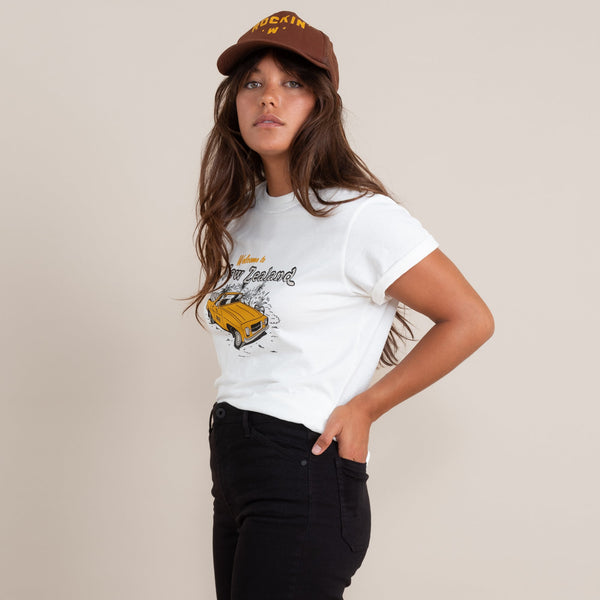 Roark Welcome To Nz Premium Tee - Off White | Roark