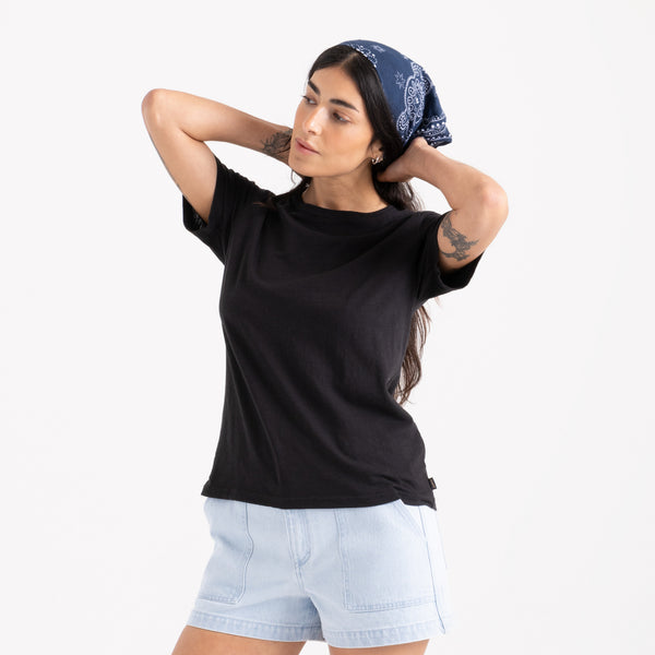 Roark Well Worn Short Sleeve Tee In Black