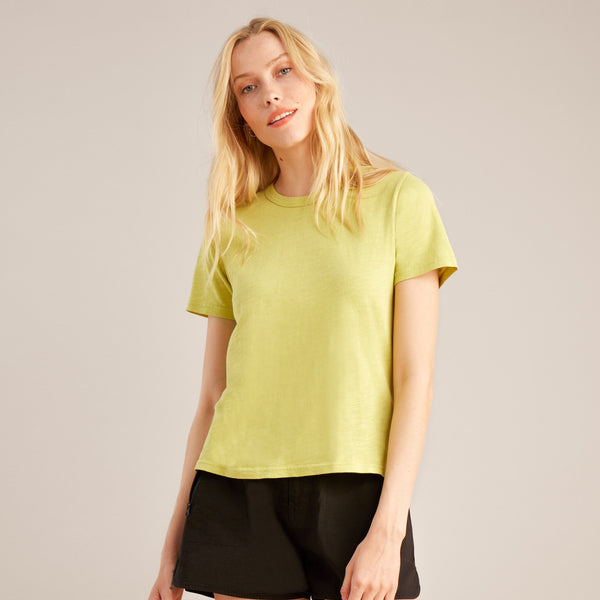 roark Well Worn Short Sleeve Tee - Lime | Roark