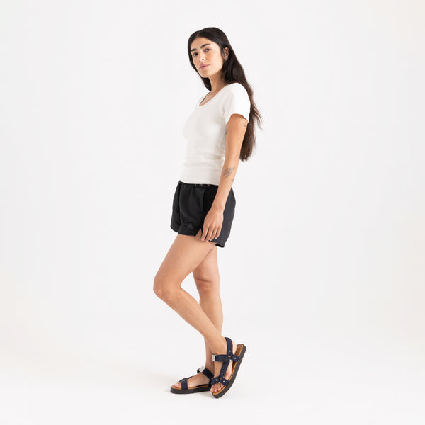 Roark Wind Worn Short Sleeve Tee In Off White