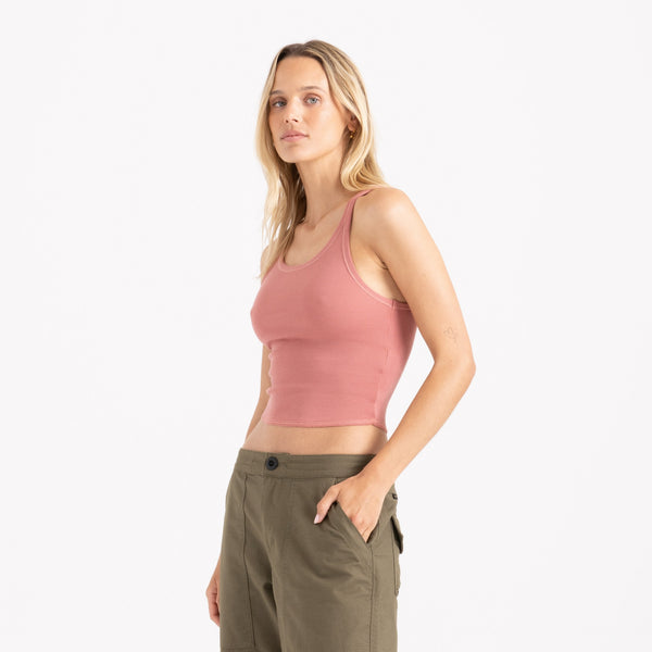 Roark Wind Worn Tank Top In Dusty Berry