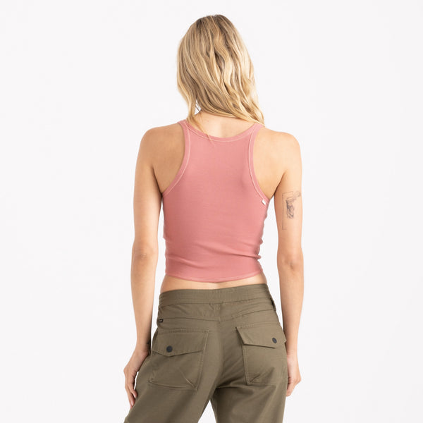 Roark Wind Worn Tank Top In Dusty Berry