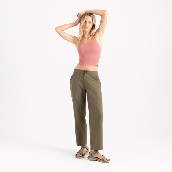 Roark Wind Worn Tank Top In Dusty Berry