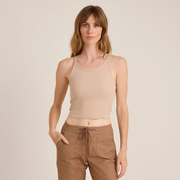 roark Wind Worn Tank Top - Toasted Almond | Roark