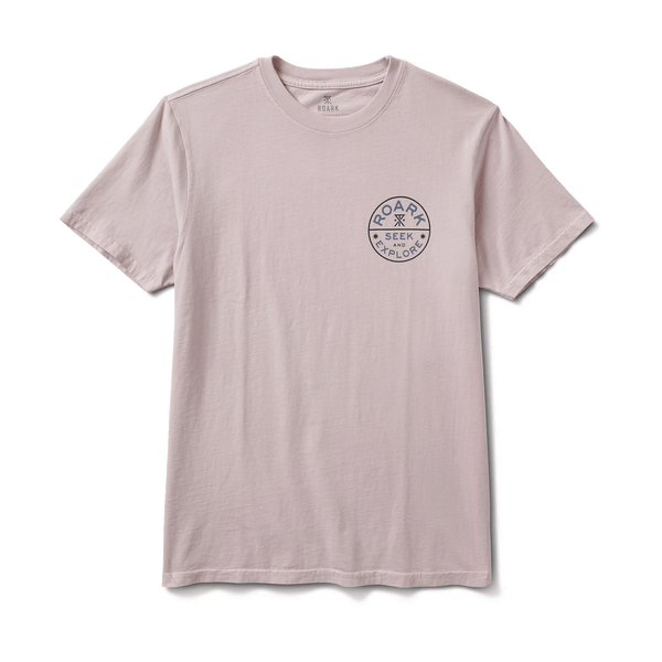 Roark Seek & Explore Signet Premium Tee In Dusty Violet