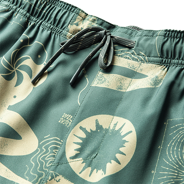 Roark Serrano 7" Active Stretch Shorts In Slate Green