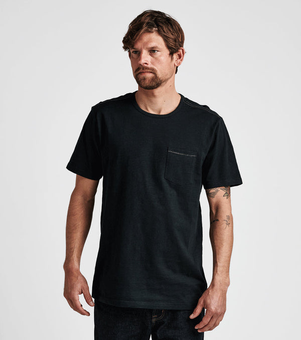 Roark Well Worn Midweight Organic Short Sleeve Tee - Black | Roark