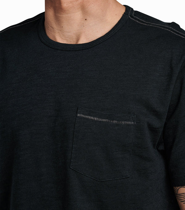 Roark Well Worn Midweight Organic Short Sleeve Tee - Black | Roark