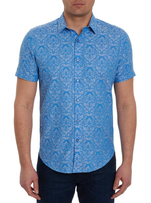 robert graham BAYVIEW SHORT SLEEVE BUTTON DOWN SHIRT