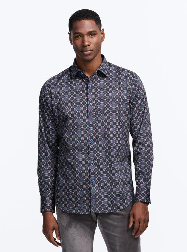 robert graham BRAMSTON LONG SLEEVE BUTTON DOWN SHIRT
