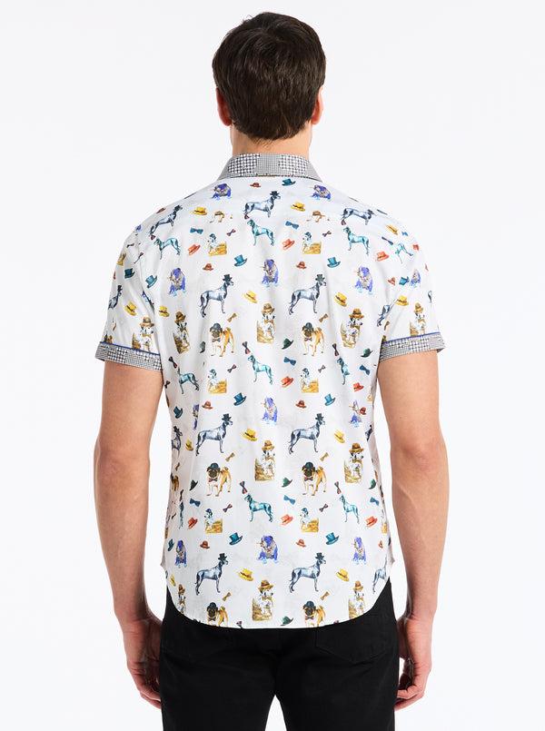 Robert Graham DOG SHOW SHORT SLEEVE BUTTON DOWN SHIRT