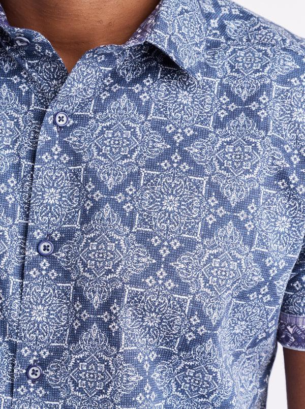 Robert Graham FINMERE SHORT SLEEVE BUTTON DOWN SHIRT