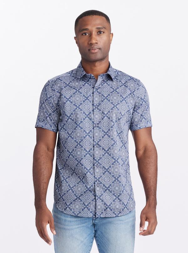robert graham FINMERE SHORT SLEEVE BUTTON DOWN SHIRT