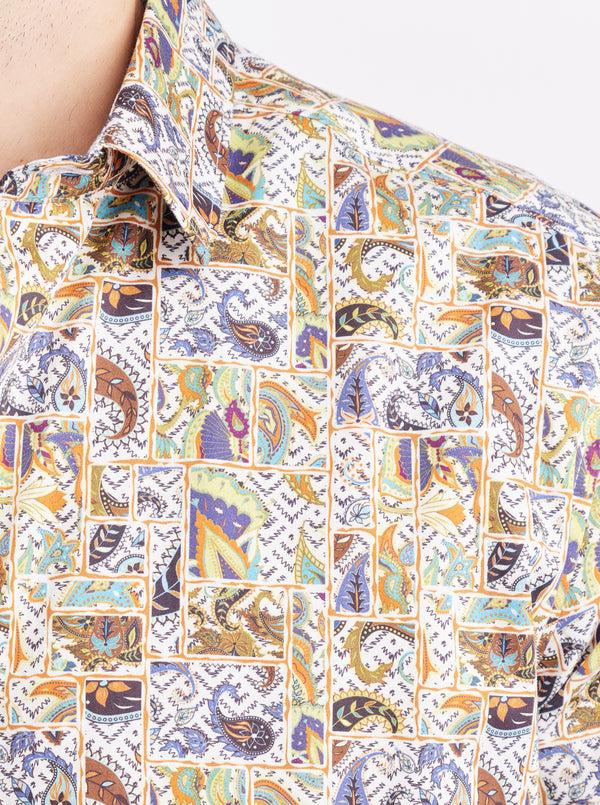 Robert Graham FREDLEY SHORT SLEEVE BUTTON DOWN SHIRT