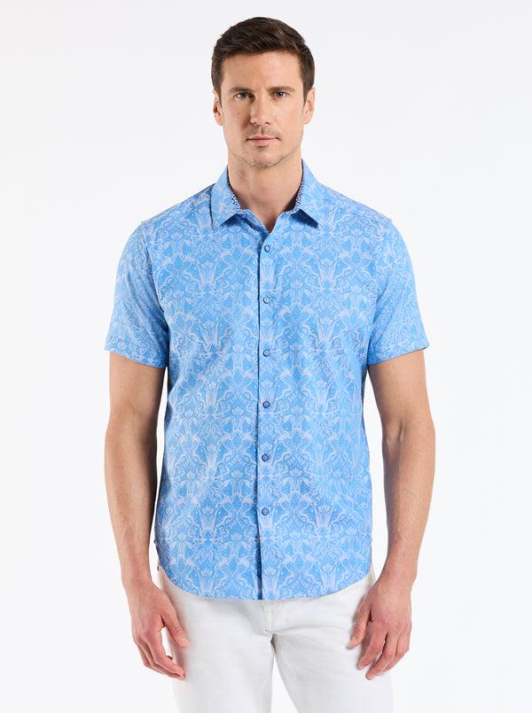 robert graham HIGHLAND SHORT SLEEVE BUTTON DOWN SHIRT