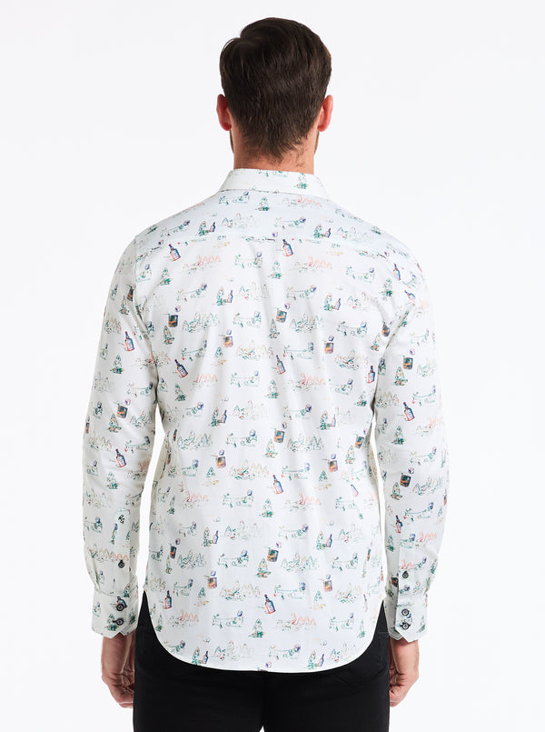 Robert Graham HOT TODDY LONG SLEEVE BUTTON DOWN SHIRT