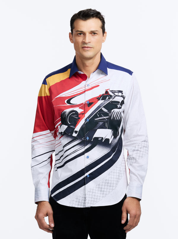 robert graham IN THE LEAD LONG SLEEVE BUTTON DOWN SHIRT