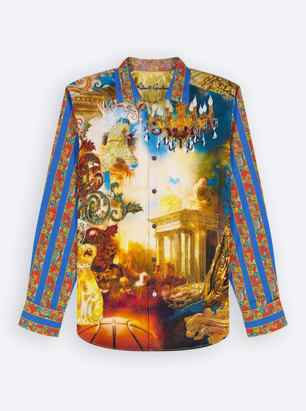 Robert Graham LIMITED EDITION COURTS OF KINGS LONG SLEEVE BUTTON DOWN SHIRT