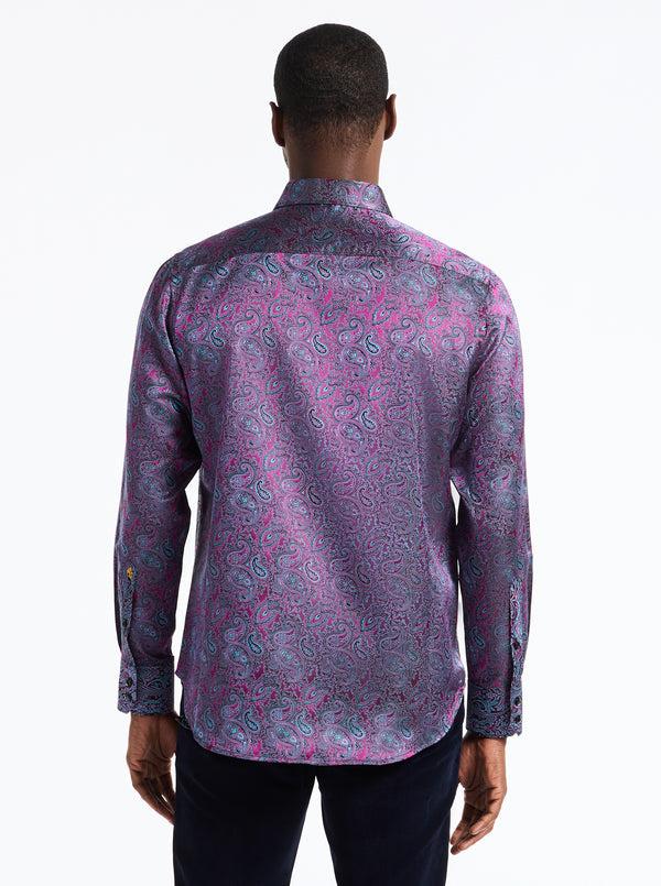 Robert Graham LIMITED EDITION EBONY EMBRACE LONG SLEEVE BUTTON DOWN SHIRT