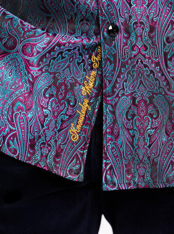 Robert Graham LIMITED EDITION EBONY EMBRACE LONG SLEEVE BUTTON DOWN SHIRT