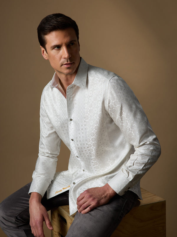 robert graham LIMITED EDITION NOBLE TOUCH LONG SLEEVE BUTTON DOWN SHIRT