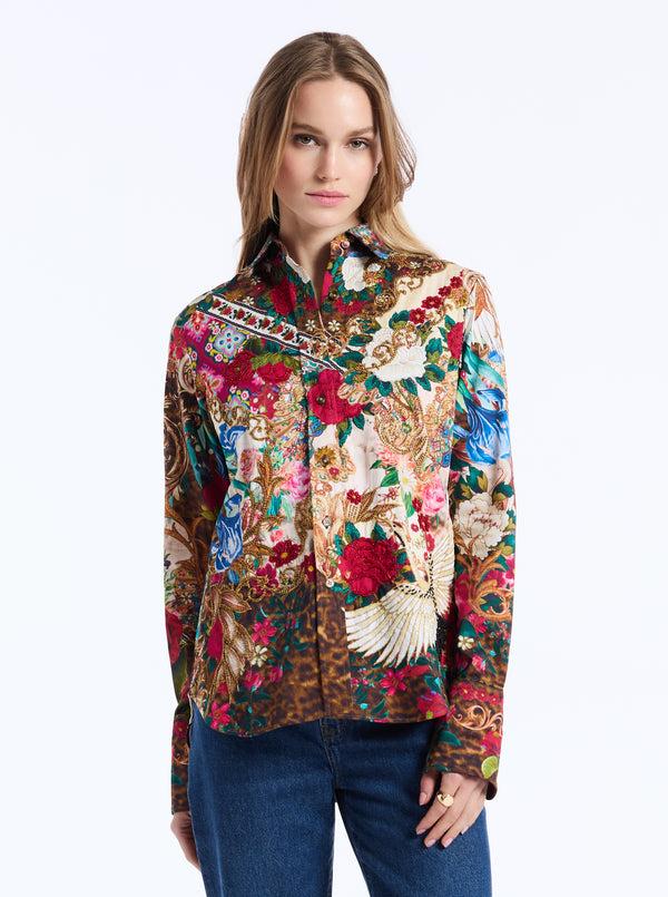 robert graham LIMITED EDITION THE FIORELLA LONG SLEEVE SHIRT