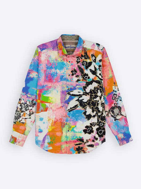 Robert Graham LIMITED EDITION THE GO-GO LONG SLEEVE BUTTON DOWN SHIRT