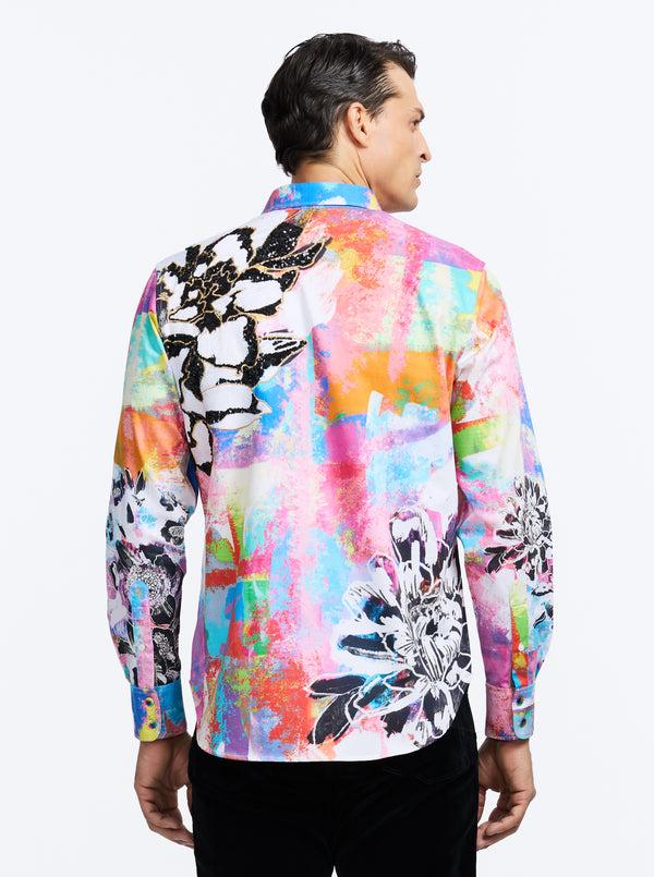 Robert Graham LIMITED EDITION THE GO-GO LONG SLEEVE BUTTON DOWN SHIRT