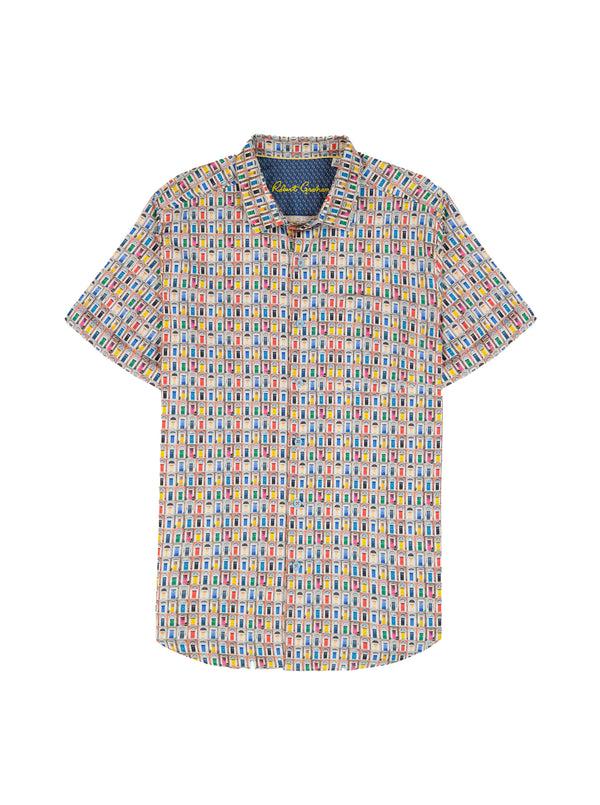 Robert Graham LIVINGSTON SHORT SLEEVE BUTTON DOWN SHIRT