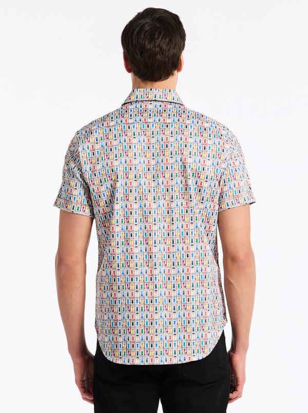 Robert Graham LIVINGSTON SHORT SLEEVE BUTTON DOWN SHIRT