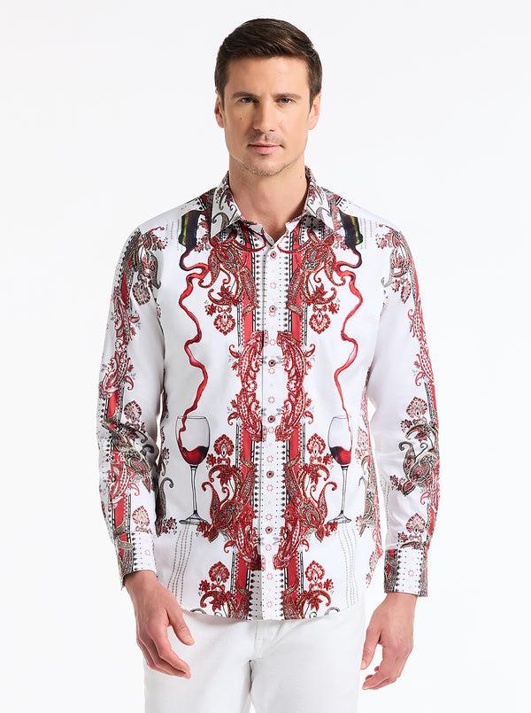 Robert Graham NAUGHTY & NICE LONG SLEEVE BUTTON DOWN SHIRT