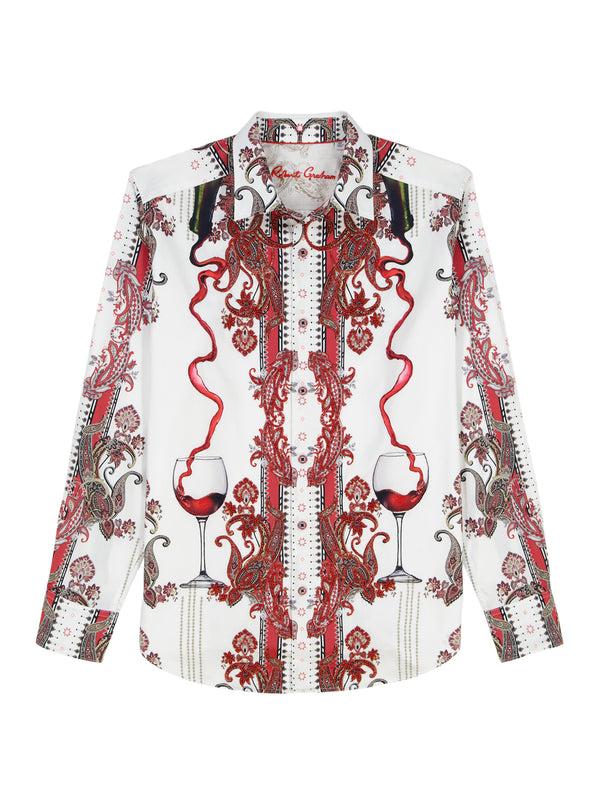 Robert Graham NAUGHTY & NICE LONG SLEEVE BUTTON DOWN SHIRT