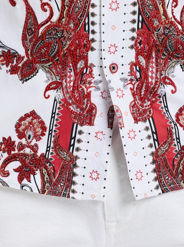 Robert Graham NAUGHTY & NICE LONG SLEEVE BUTTON DOWN SHIRT