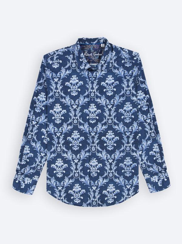 Robert Graham NEVILLE LONG SLEEVE BUTTON DOWN SHIRT TALL