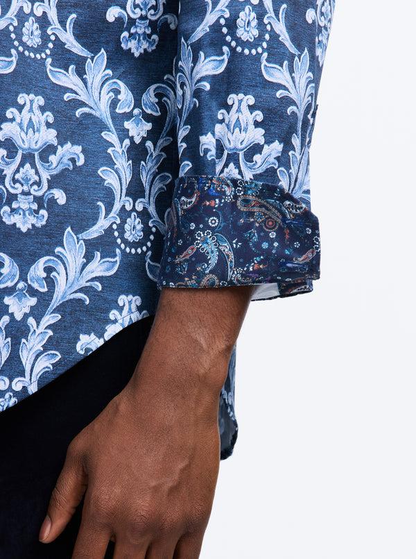 Robert Graham NEVILLE LONG SLEEVE BUTTON DOWN SHIRT TALL