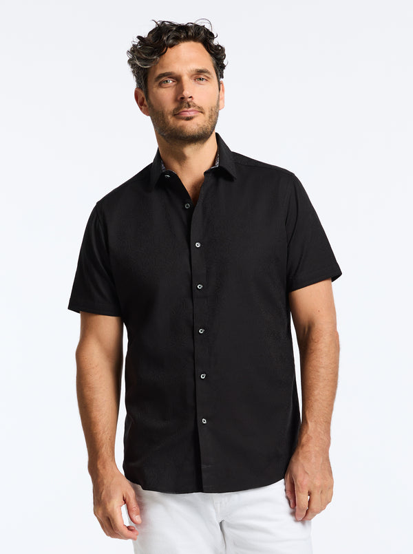 robert graham ODYSSEY SHORT SLEEVE BUTTON DOWN SHIRT