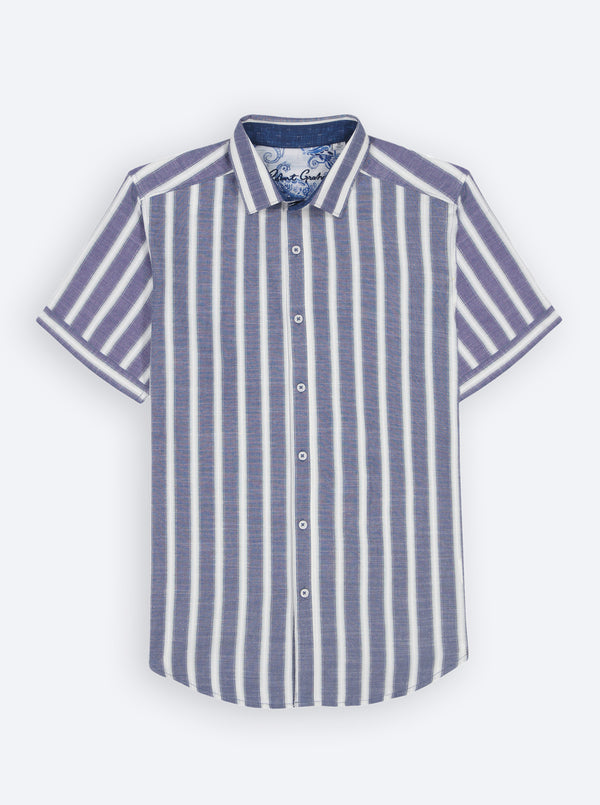 Robert Graham PRESTON SHORT SLEEVE BUTTON DOWN SHIRT