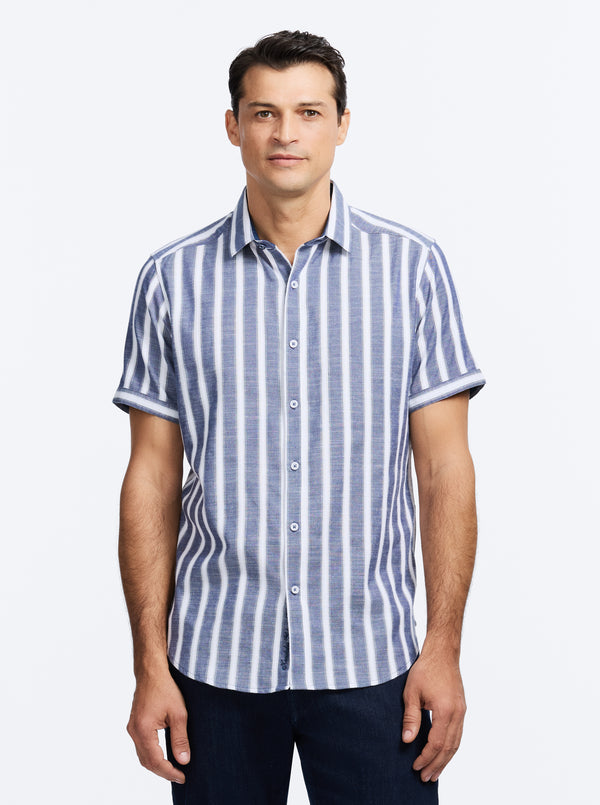 robert graham PRESTON SHORT SLEEVE BUTTON DOWN SHIRT