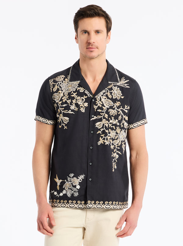 robert graham ASHBY SHORT SLEEVE BUTTON DOWN SHIRT