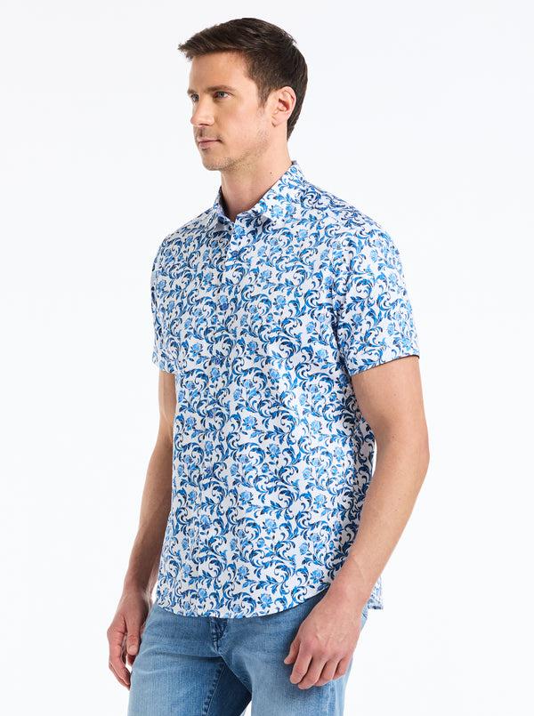 Robert Graham ASLAN SHORT SLEEVE BUTTON DOWN SHIRT
