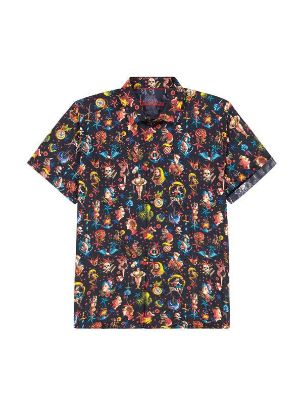 Robert Graham CARNI SHORT SLEEVE BUTTON DOWN SHIRT
