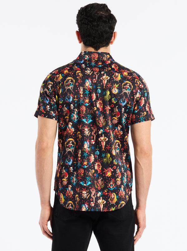 Robert Graham CARNI SHORT SLEEVE BUTTON DOWN SHIRT