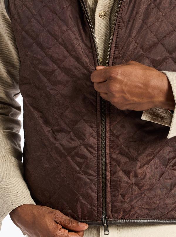 Robert Graham CAUTHORNE LEATHER VEST