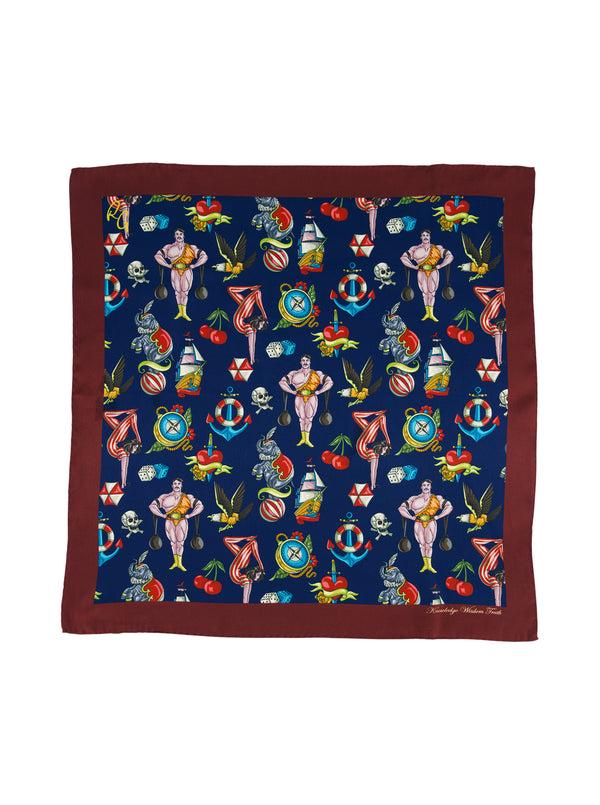 Robert Graham CIRCUS POCKET SQUARE